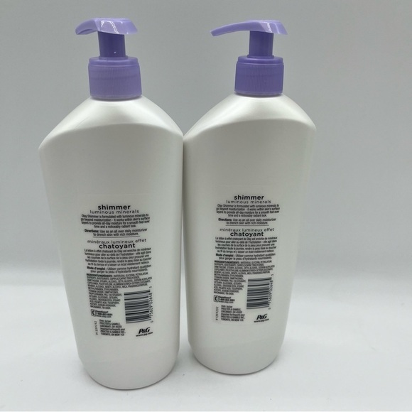 2X Olay Quench Shimmer Body Lotion Luminous Minerals Pump 20.2 oz ea, New - Picture 3 of 4